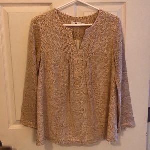 Vineyard Vines Gold Dot Blouse